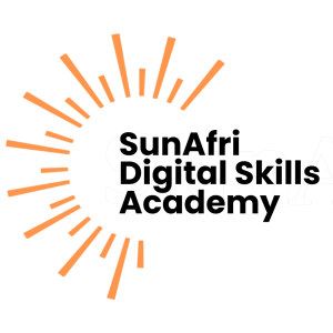 SunAfri Digital Skills Academy logo white background